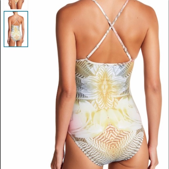NWT La Moda Embellished Swimsuit - Picture 2 of 3